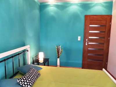Łóżko lub łóżka w pokoju w obiekcie Apartamenty Silver Premium