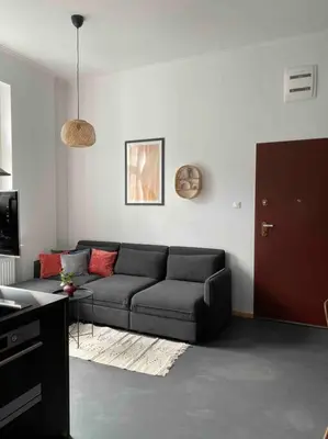 Część wypoczynkowa w obiekcie Apartament Stara Praga 1