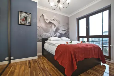 Łóżko lub łóżka w pokoju w obiekcie Siedmiogrodzka 7 Serviced Apartments by P&O