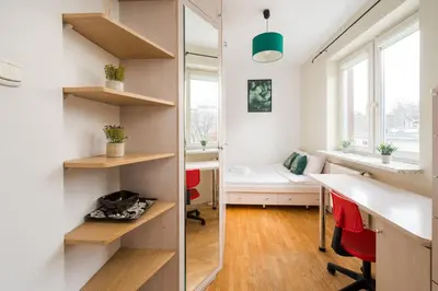 Plan piętra w obiekcie Metro Młynów Pleasant Apartament by BookingHost