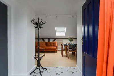 Część wypoczynkowa w obiekcie Zoliborz P&O Serviced Apartments