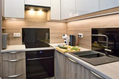 Kuchnia lub aneks kuchenny w obiekcie Goclaw P&O Serviced Apartments
