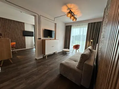 Telewizja i/lub zestaw kina domowego w obiekcie Wilanów Residence Apartments