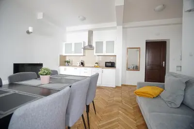 Kuchnia lub aneks kuchenny w obiekcie Warsaw Premium Apartments Standard Old Town