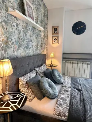 Łóżko lub łóżka w pokoju w obiekcie Nice Stay Apartment Centrum