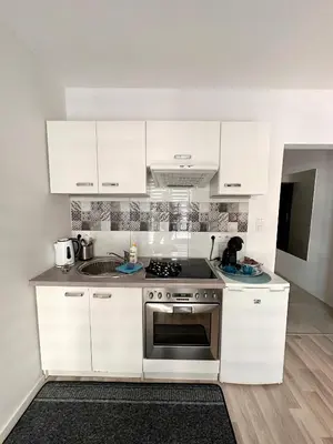 Kuchnia lub aneks kuchenny w obiekcie Nice Stay Apartment Centrum