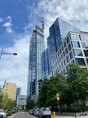 Budynek, w którym mieści się apartament