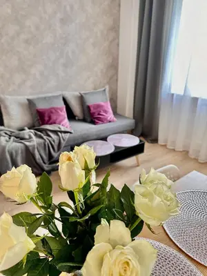 Część wypoczynkowa w obiekcie Nice Place 2 rooms Apartment