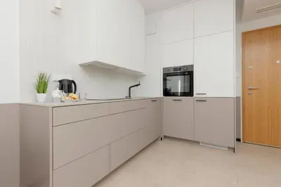 Kuchnia lub aneks kuchenny w obiekcie Apartment Warsaw City Center by Noclegi Renters