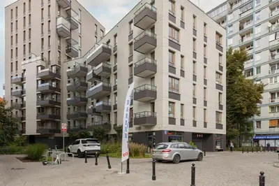 Budynek, w którym mieści się apartament