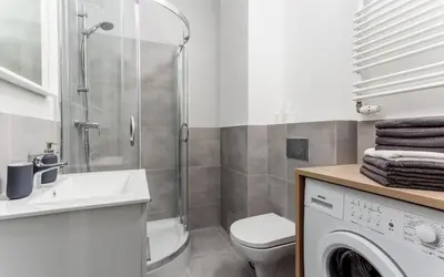 Łazienka w obiekcie Warsaw City Travel Apartments
