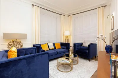 Część wypoczynkowa w obiekcie Royal Apartment Kopernika by Renters Prestige
