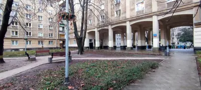 Budynek, w którym mieści się apartament