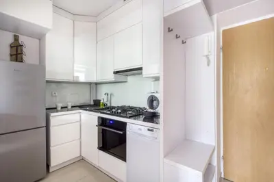 Kuchnia lub aneks kuchenny w obiekcie Labo Apartment Ogrodowa