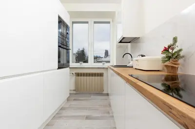 Kuchnia lub aneks kuchenny w obiekcie City Center Apartment Elektoralna by Noclegi Renters