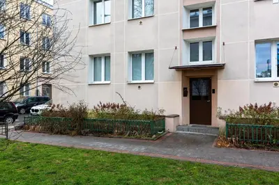 Budynek, w którym mieści się apartament