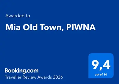 Certyfikat, podpis lub inny dokument wystawiony w obiekcie Piwna Apartment Old Town by Mia