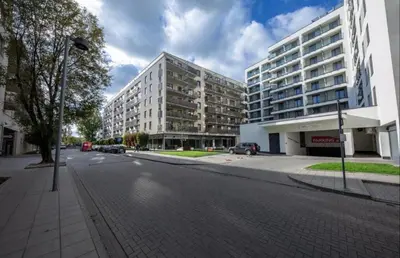 Budynek, w którym mieści się apartament