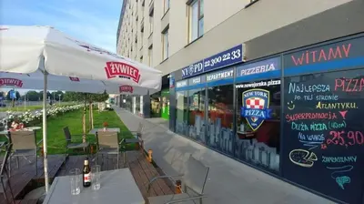 Budynek, w którym mieści się apartament