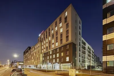 Budynek, w którym mieści się apartament