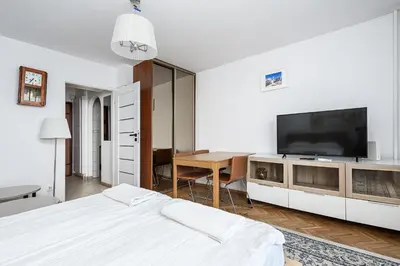 Telewizja i/lub zestaw kina domowego w obiekcie ShortStayPoland Darwina (B9)
