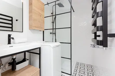 Plan piętra w obiekcie City Center Mezzanine Studio Chmielna by Noclegi Renters