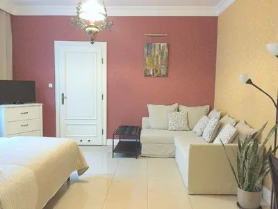 Część wypoczynkowa w obiekcie Poznańska Street Apartment