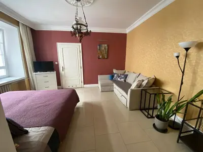 Część wypoczynkowa w obiekcie Poznańska Street Apartment