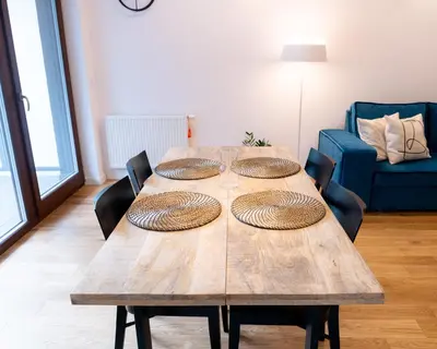 Część wypoczynkowa w obiekcie Hello!Apartments Przy Arkadii