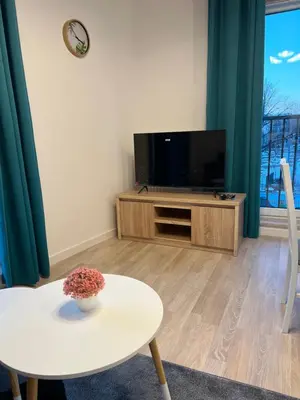Telewizja i/lub zestaw kina domowego w obiekcie W Apartament , nowoczesny ,4 osobowy,