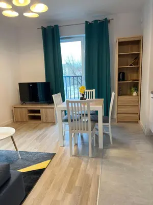 Część wypoczynkowa w obiekcie W Apartament , nowoczesny ,4 osobowy,