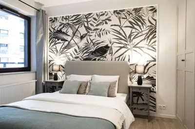 Łóżko lub łóżka w pokoju w obiekcie Arkadia Prime Apartment by BookingHost