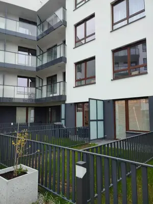 Budynek, w którym mieści się apartament