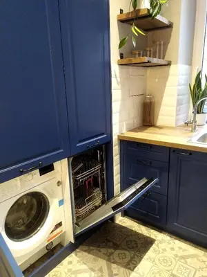 Kuchnia lub aneks kuchenny w obiekcie Warsaw Concierge Flat6 Hoza