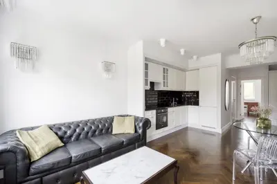 Kuchnia lub aneks kuchenny w obiekcie Apartament Muranów