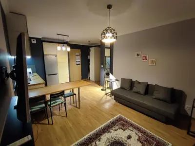 Część wypoczynkowa w obiekcie Apartamenty Wola