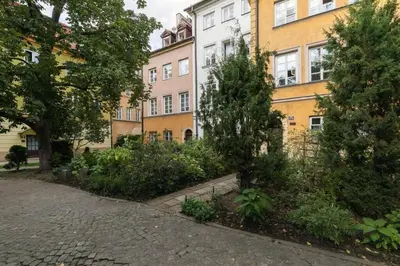 Ogród w obiekcie Apartamenty - MI HAPPY II