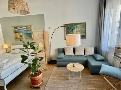 Część wypoczynkowa w obiekcie Central & Quiet - Kredytowa Apartment
