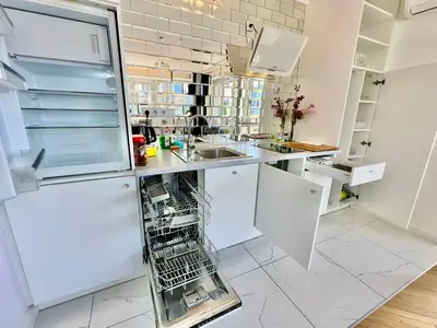 Kuchnia lub aneks kuchenny w obiekcie PLATINUM metro x2 WiFi 350 MBs Netflix HBO AppleTV