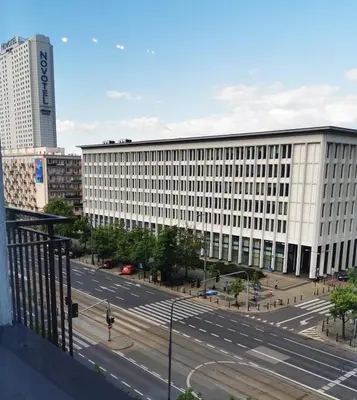 Budynek, w którym mieści się apartament