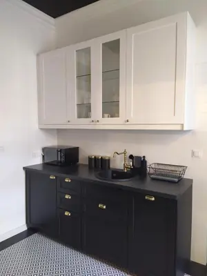 Kuchnia lub aneks kuchenny w obiekcie NDM Apartament
