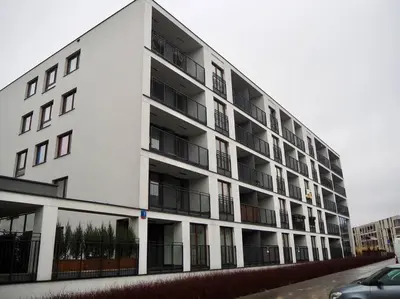 Budynek, w którym mieści się apartament