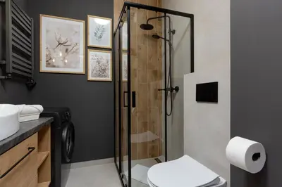 Łazienka w obiekcie Studio Apartment Praga Targowa by Noclegi Renters