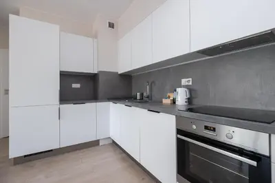 Kuchnia lub aneks kuchenny w obiekcie ShortStayPoland Pohulanka (B84)