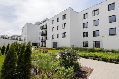 Budynek, w którym mieści się apartament