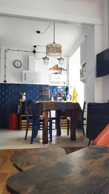 Telewizja i/lub zestaw kina domowego w obiekcie STUDIO KLIMAT PRAGA