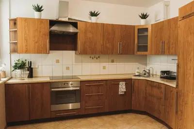 Kuchnia lub aneks kuchenny w obiekcie ClickTheFlat Gdański Center Prestige Apart Rooms