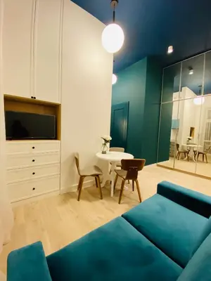 Część wypoczynkowa w obiekcie 1 Bedroom Apartment 3 minute walk to Wilenska Metro