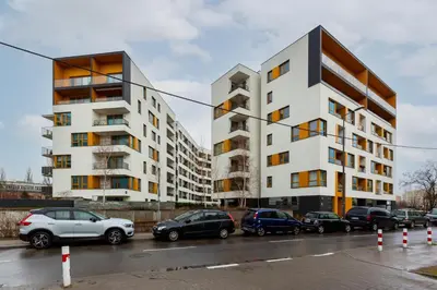 Budynek, w którym mieści się apartament