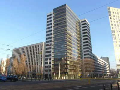 Budynek, w którym mieści się apartament